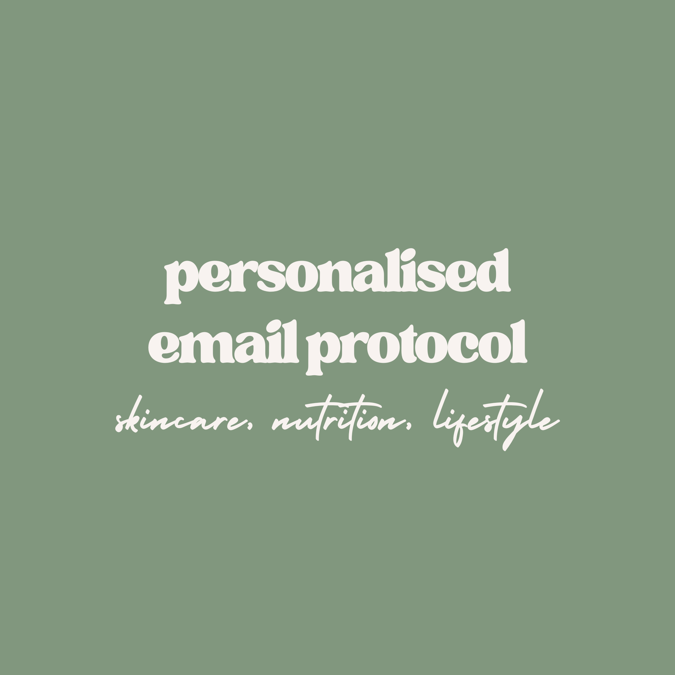 Personalised Email Protocol