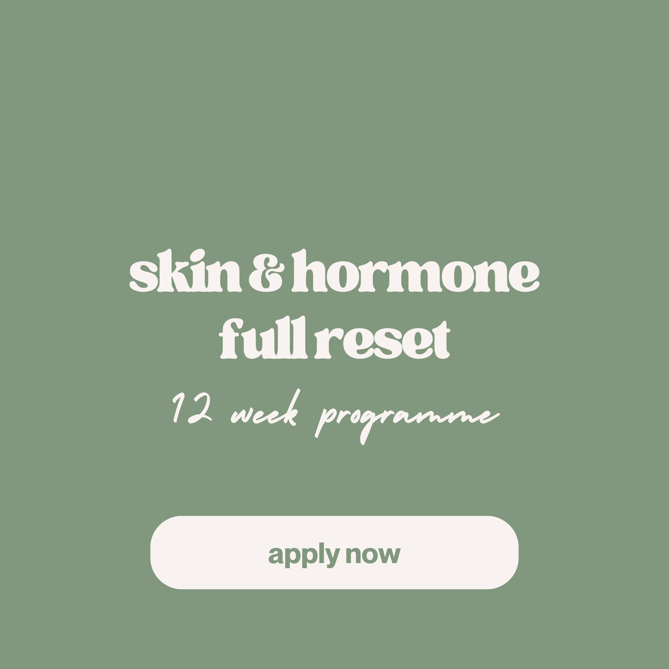 Ultimate Clear Skin Bible: 1:1 Coaching Programme